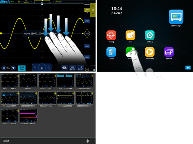 Micsig tBook mini - Captura y visualización